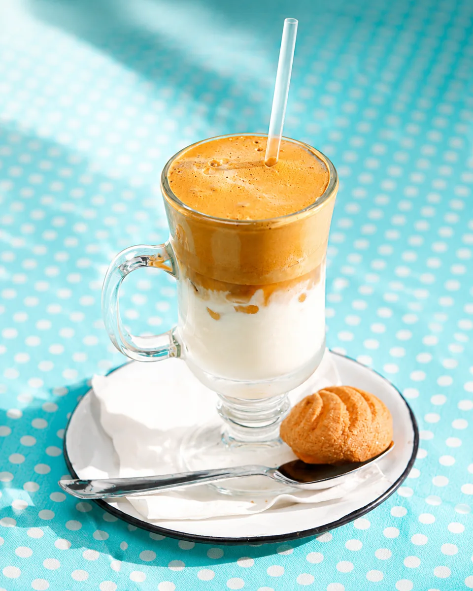 Café Cucharita served with a little sweet on the side