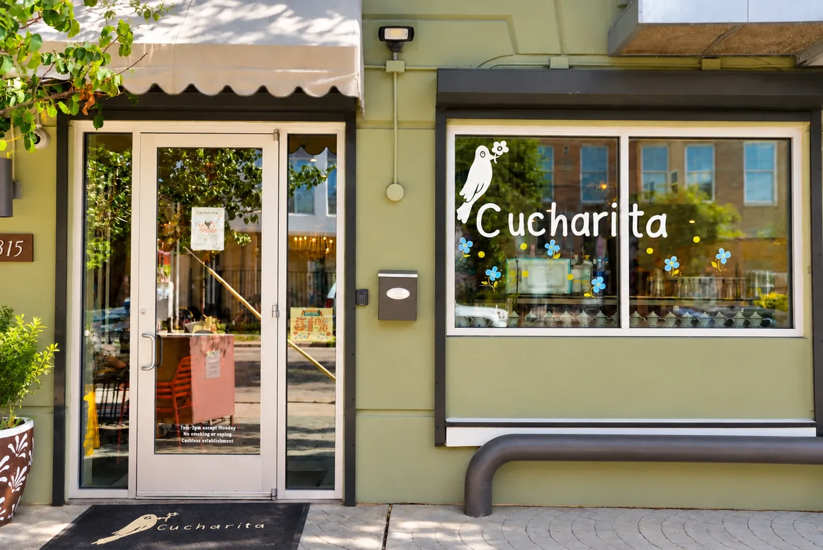 The Cucharita storefront on Fairview Street